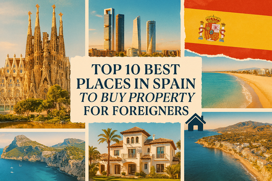 Top 10 Best Places to Buy Property in Spain for Foreigners — explore Spain’s best cities and coastal areas for property investment, villas, and houses for sale with expert guidance from Tharros Brokers.