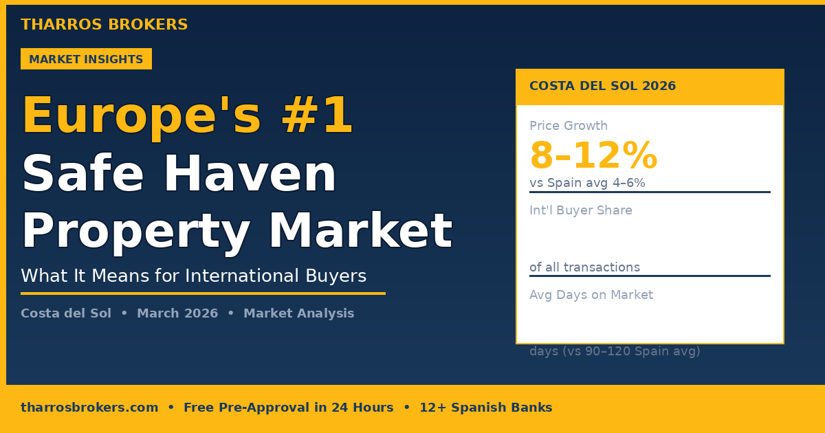 Costa del Sol safe haven property market 2026